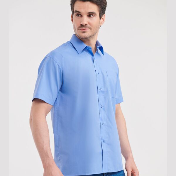Russell Athletic Collection Short Sleeve Easy Care Poplin Shirt Thumbnail