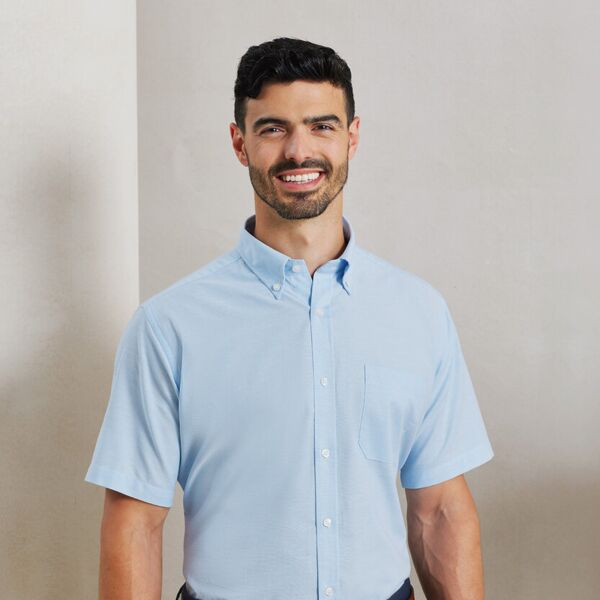 SIGNATURE Oxford short sleeve shirt. Thumbnail
