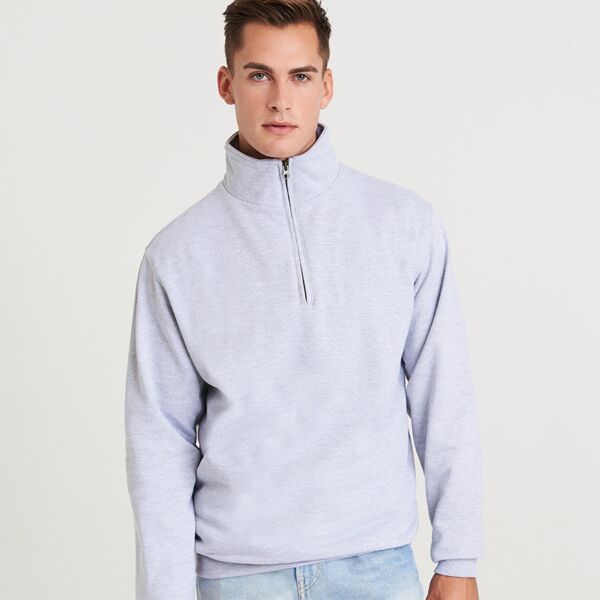 AWDis Sophomore Zip Neck Sweat Thumbnail